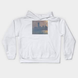 Houses of Parliament, Sunlight Effect (Le Parlement, effet de soleil) by Claude Monet Kids Hoodie